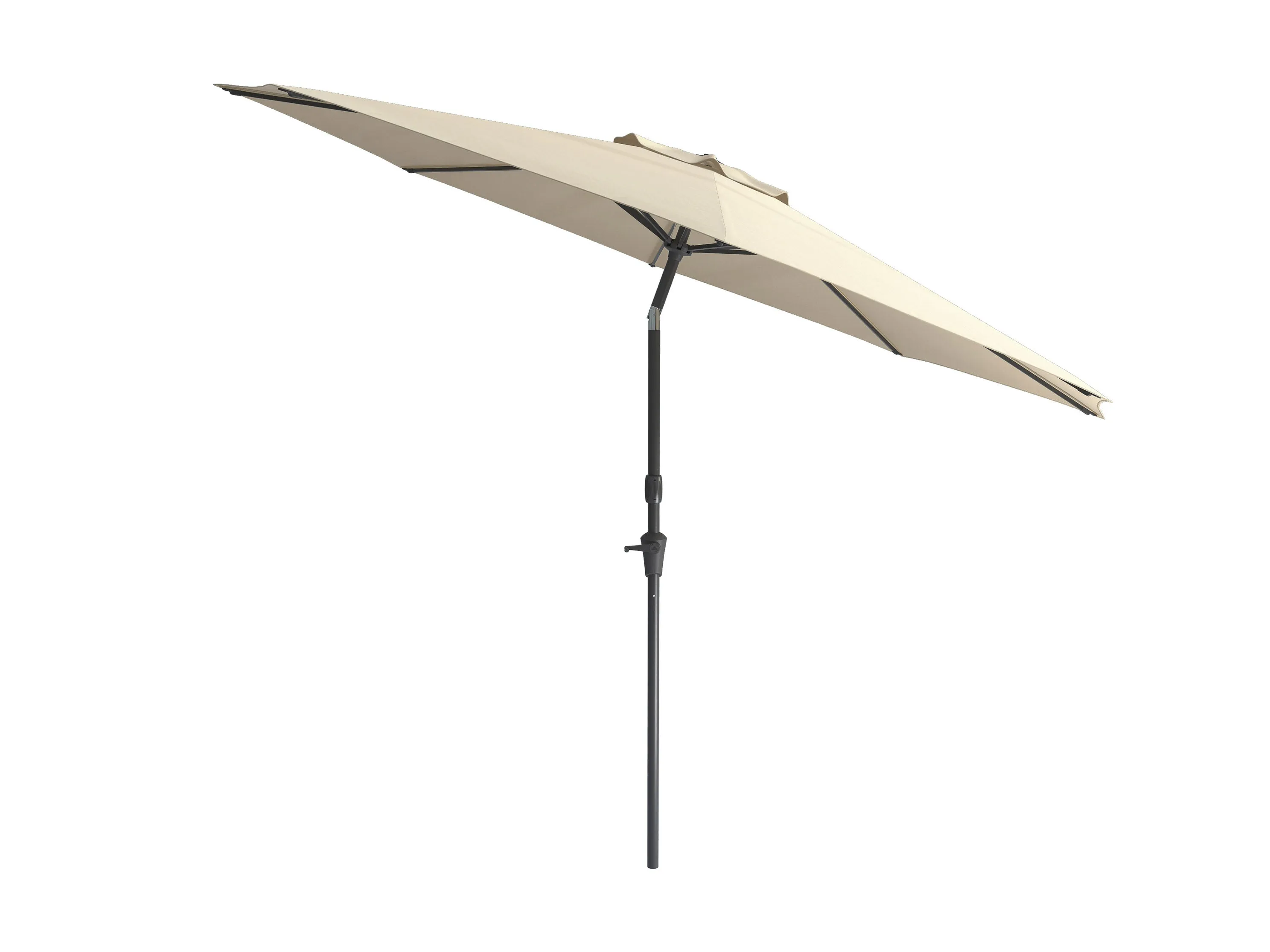 10ft Wind Resistant Warm White Patio Umbrella