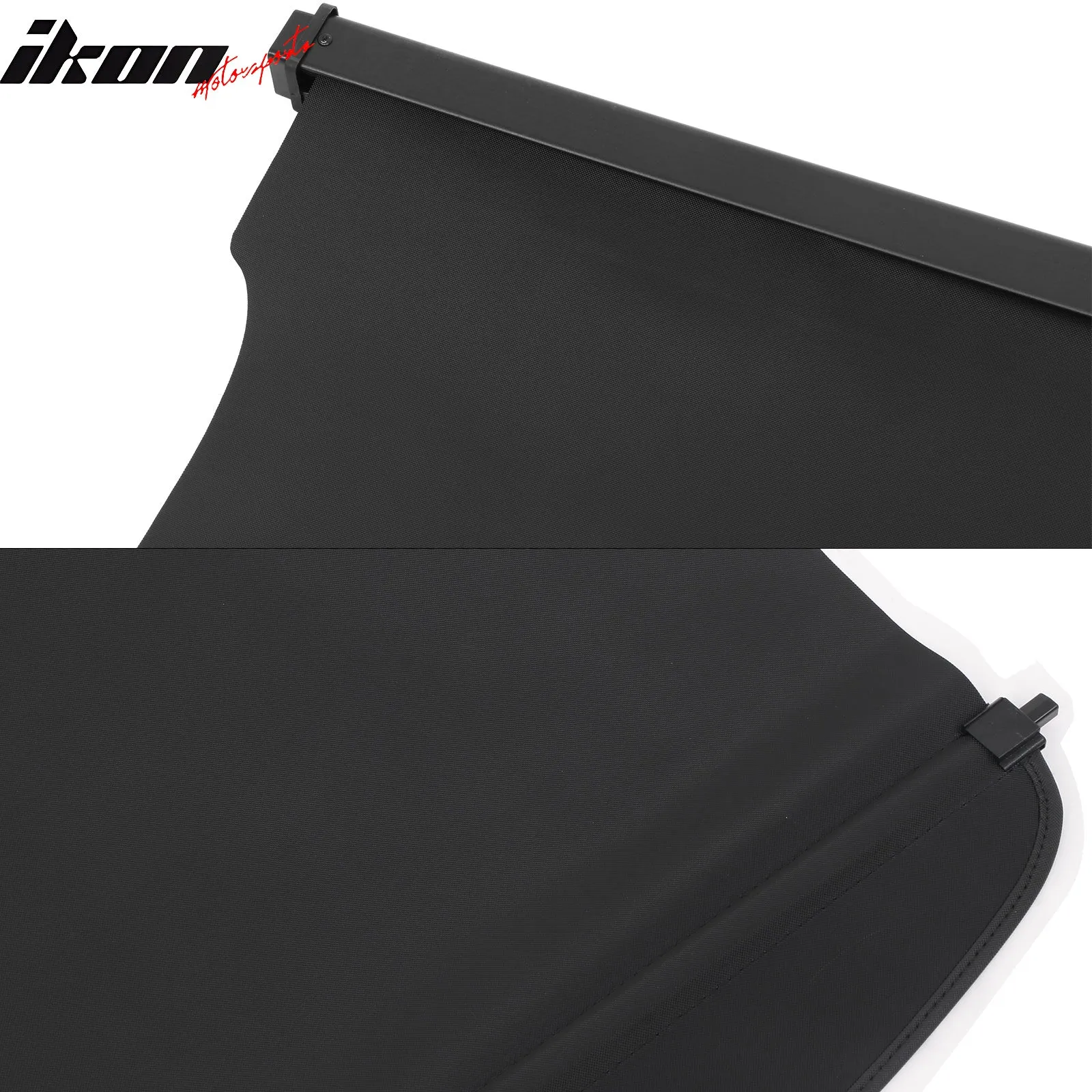 2020-2024 Ford Escape Black Retractable Rear Trunk Cargo Cover Canvas