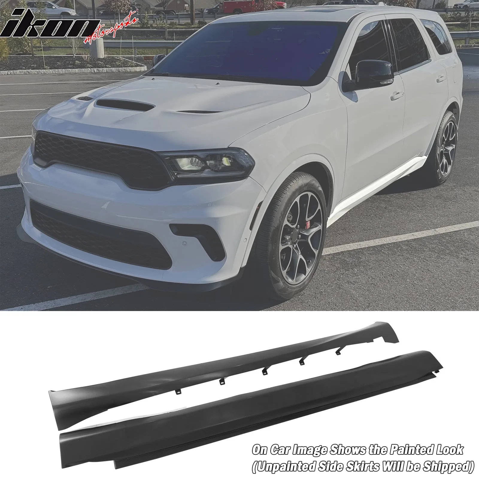 21-24 Dodge Durango Front Rear Bumper Cover Hellcat Style V2 Diffuser