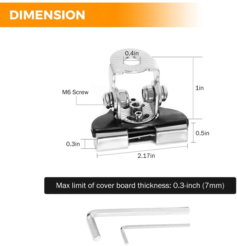 4" Classic-SM Series Spot Beam LED Pods Light   Universal LED Working Lights Mounting Brackets