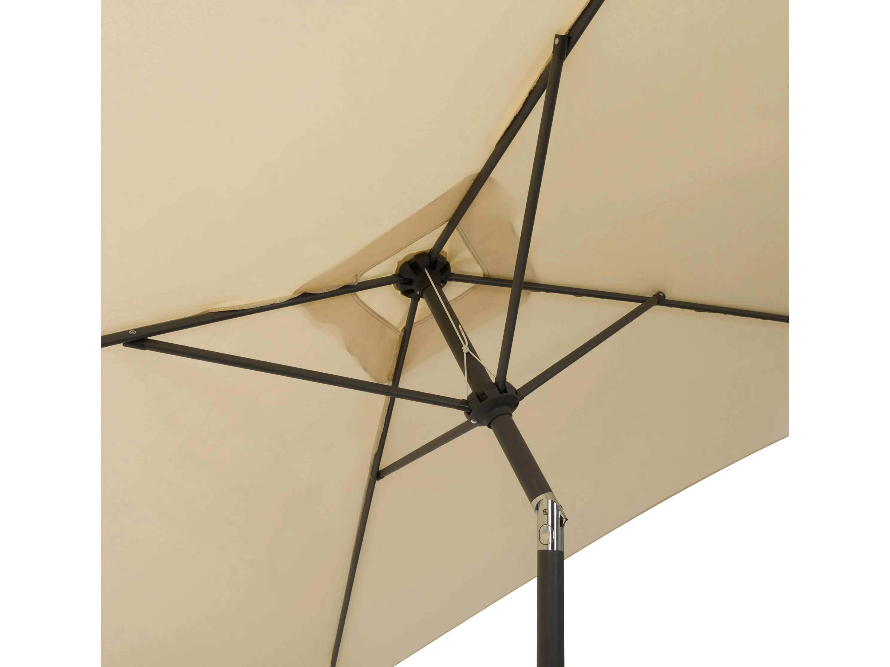 9ft Square Warm White Patio Umbrella