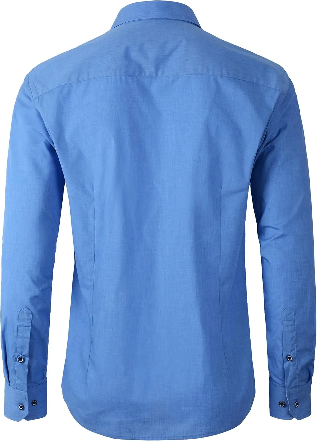 Beninos Men's Casual Long Sleeve Stretch Dress Shirt Wrinkle-Free Slim Fit Button Down Shirts