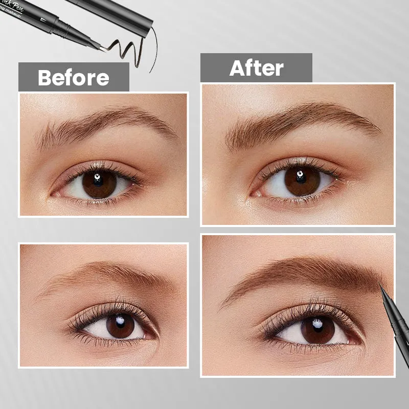 BUY 1 GET 1 FREE2 in 1 Liquid Eyebrow Pen -- Waterproof & Sweatproof