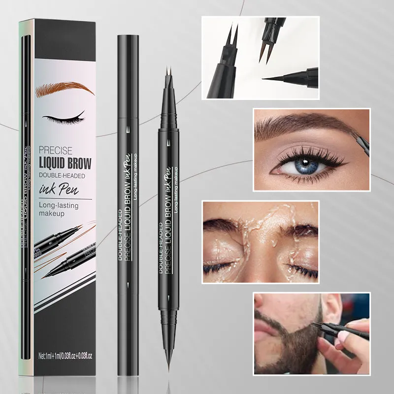 BUY 1 GET 1 FREE2 in 1 Liquid Eyebrow Pen -- Waterproof & Sweatproof