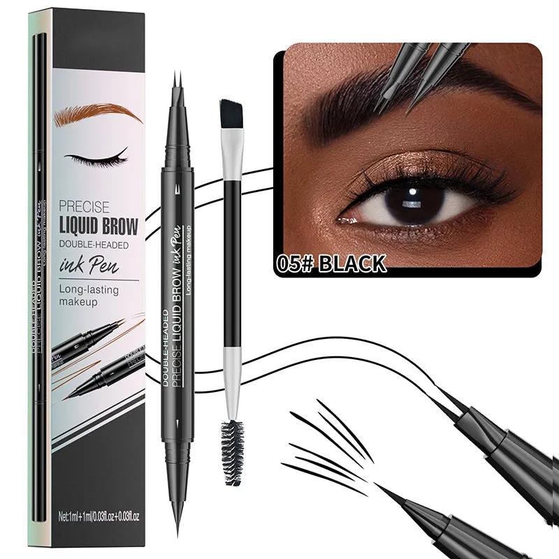 BUY 1 GET 1 FREE2 in 1 Liquid Eyebrow Pen -- Waterproof & Sweatproof
