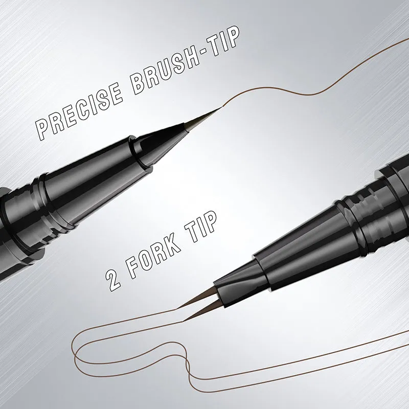 BUY 1 GET 1 FREE2 in 1 Liquid Eyebrow Pen -- Waterproof & Sweatproof