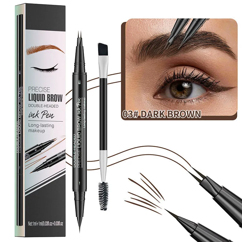 BUY 1 GET 1 FREE2 in 1 Liquid Eyebrow Pen -- Waterproof & Sweatproof