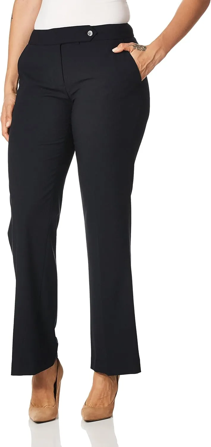 Calvin Klein Straight-Leg Classic Business Casual Pants for Women