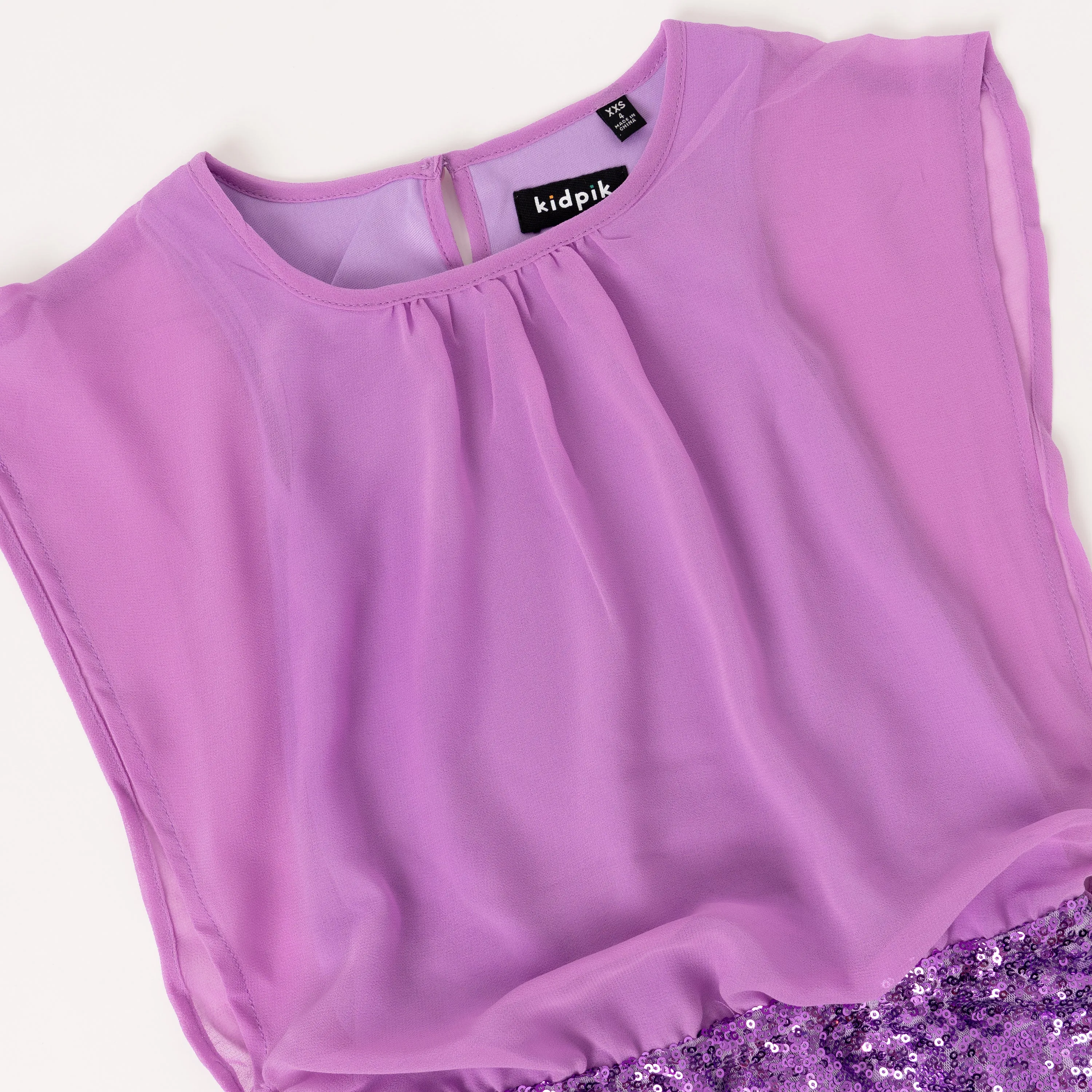 Chiffon Sequin Dress