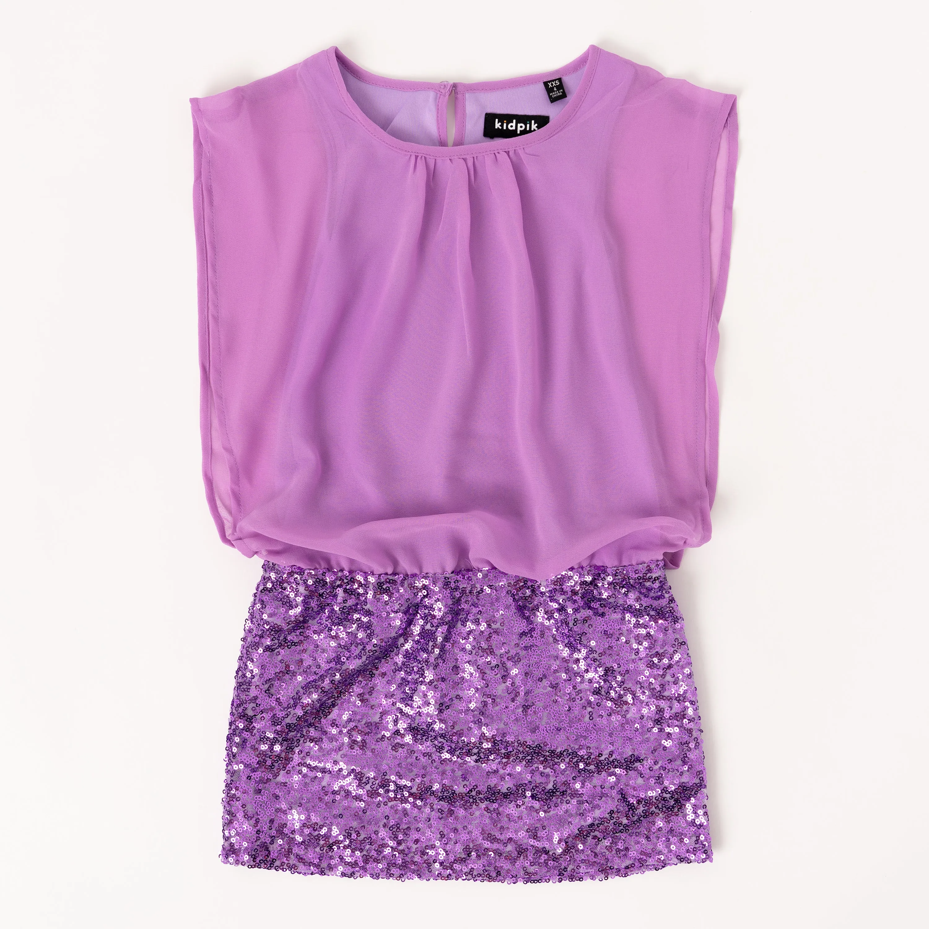 Chiffon Sequin Dress