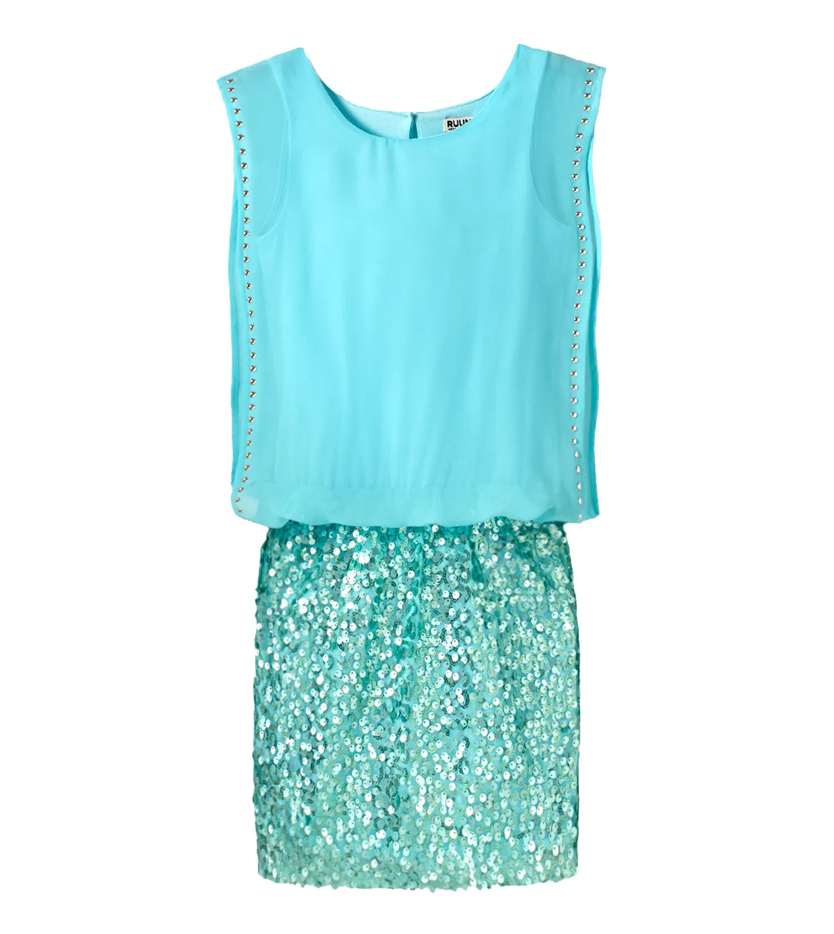 Chiffon Sequin Dress