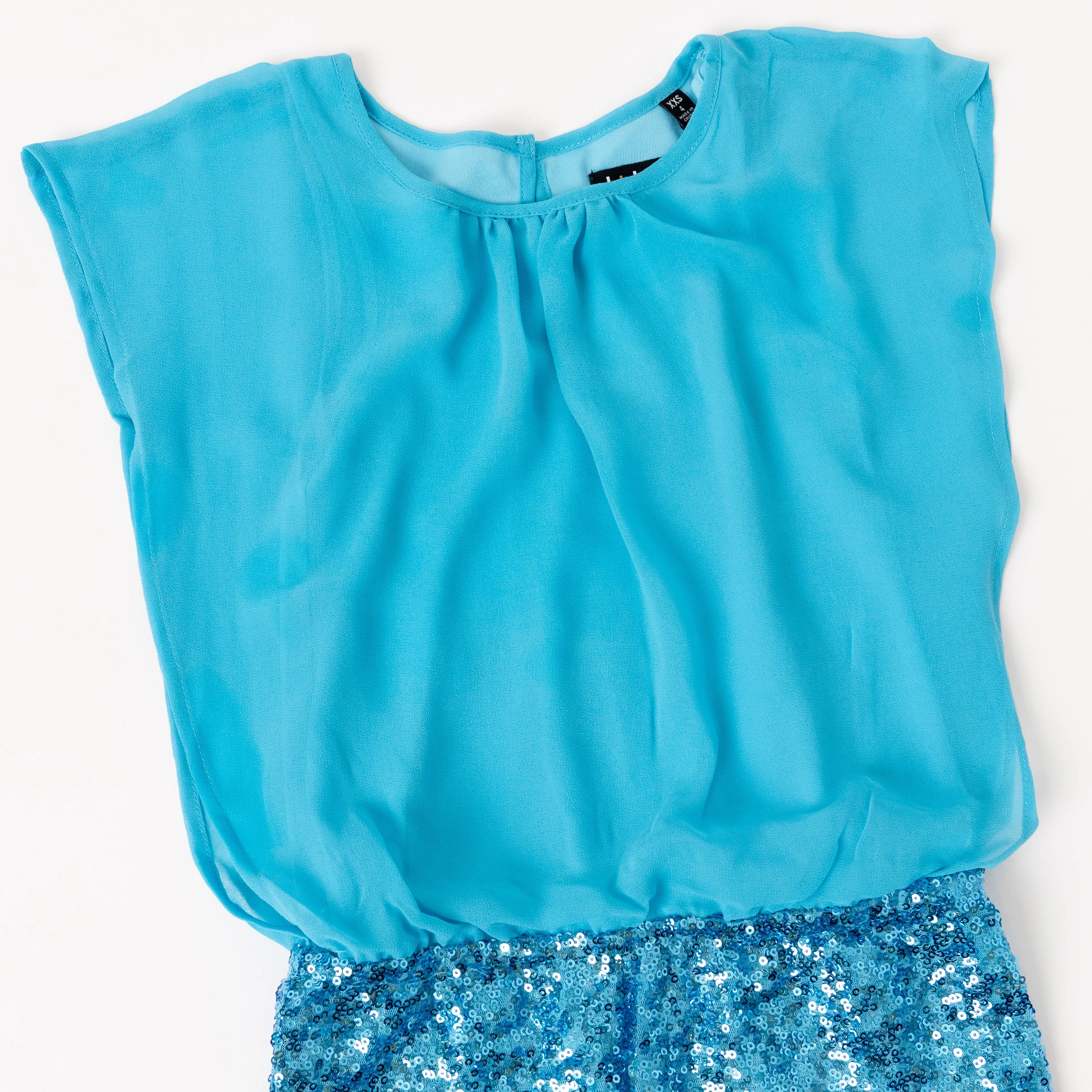 Chiffon Sequin Dress