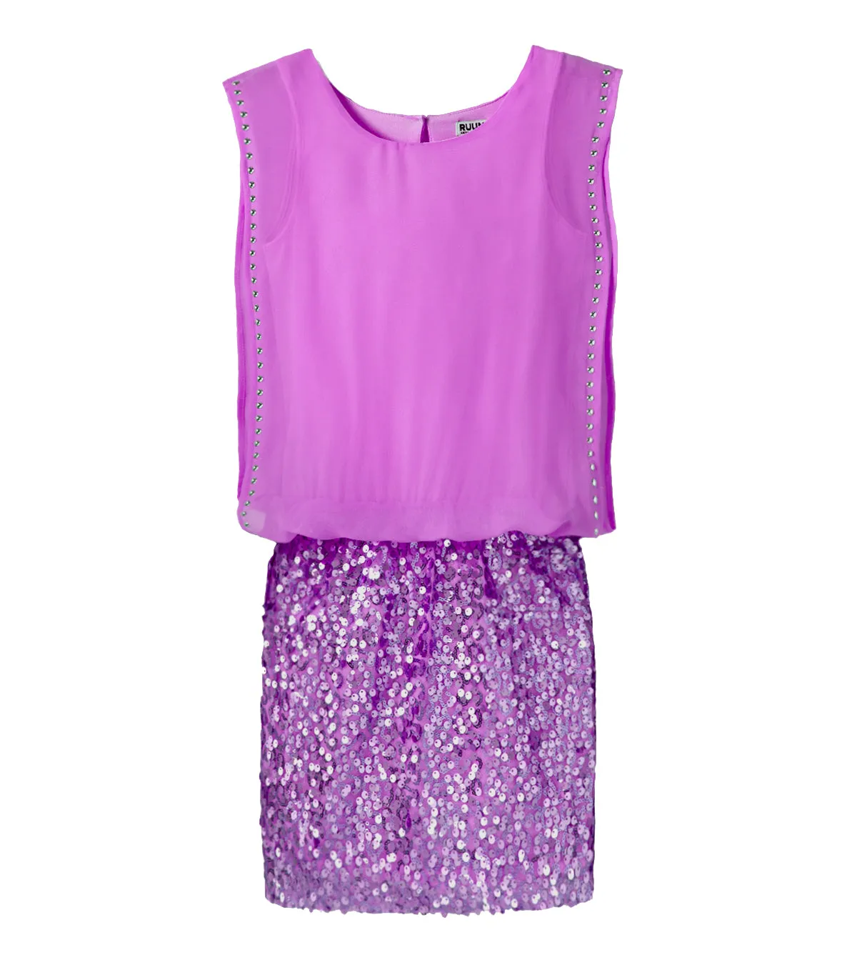 Chiffon Sequin Dress