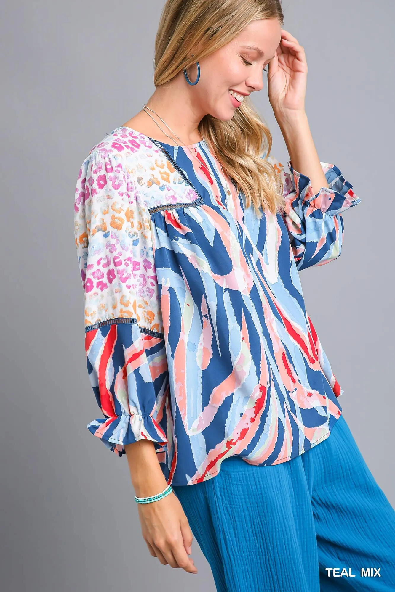 COLOURFUL MULTI MIX TOP