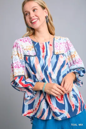 COLOURFUL MULTI MIX TOP