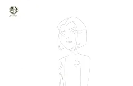 Justice League Original Production Drawing: Ace