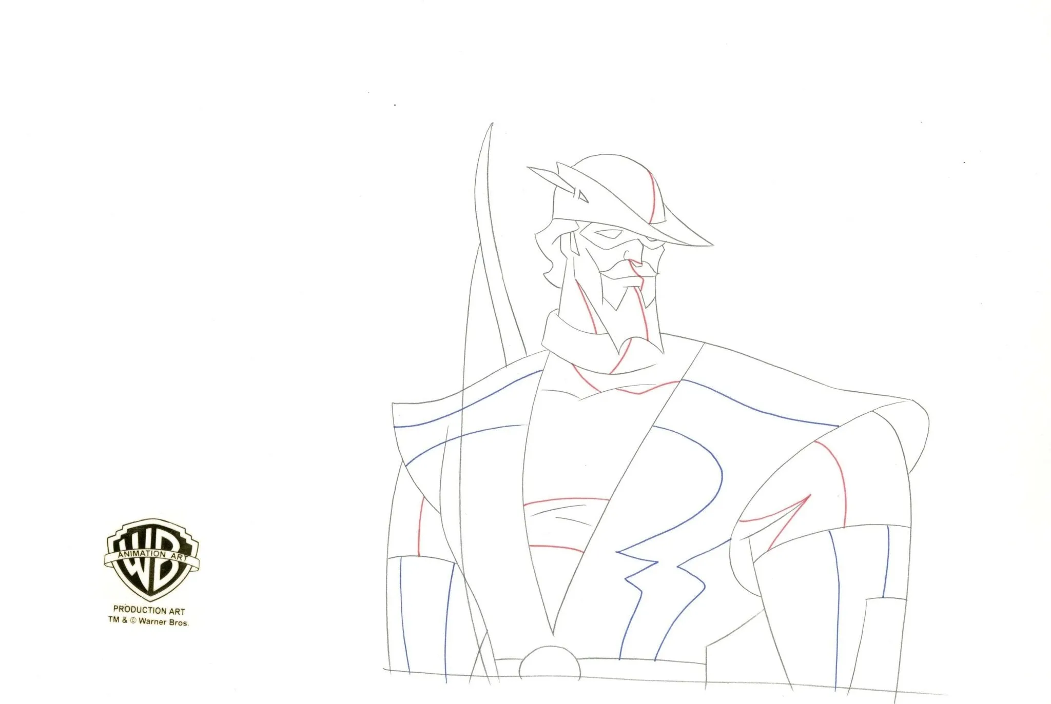 Justice League Original Production Drawing: Green Arrow