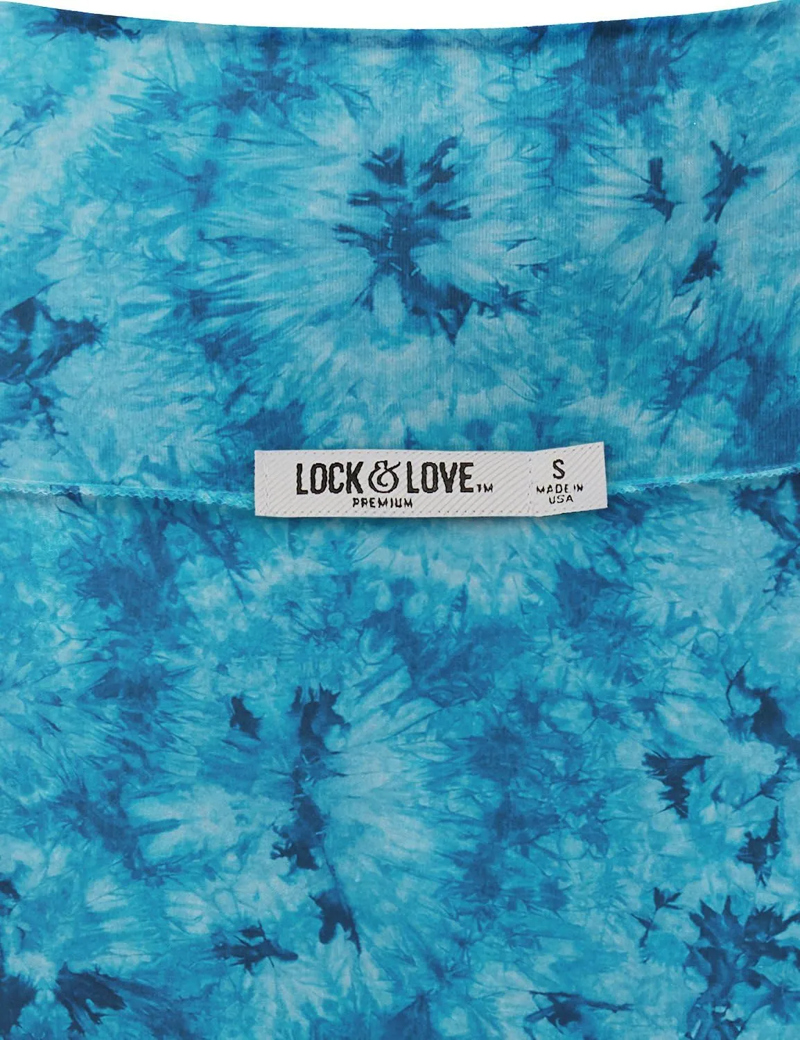 Lock and Love Women's Casual High Waist Solid/Tie Dye Fold Over Flowy Long Maxi Skirt
