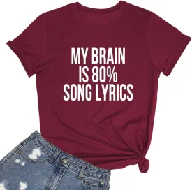 LOOKFACE Women Cute T Shirt Junior Tops Teen Girls Graphic Tees