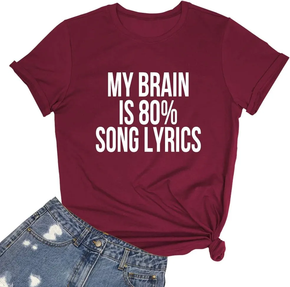 LOOKFACE Women Cute T Shirt Junior Tops Teen Girls Graphic Tees