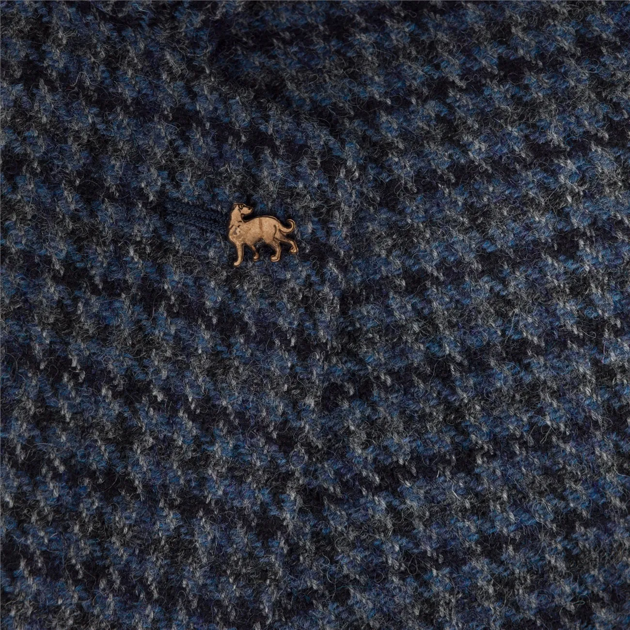 MAGEE Tweed Jacket - Mens Clady - Navy Houndstooth