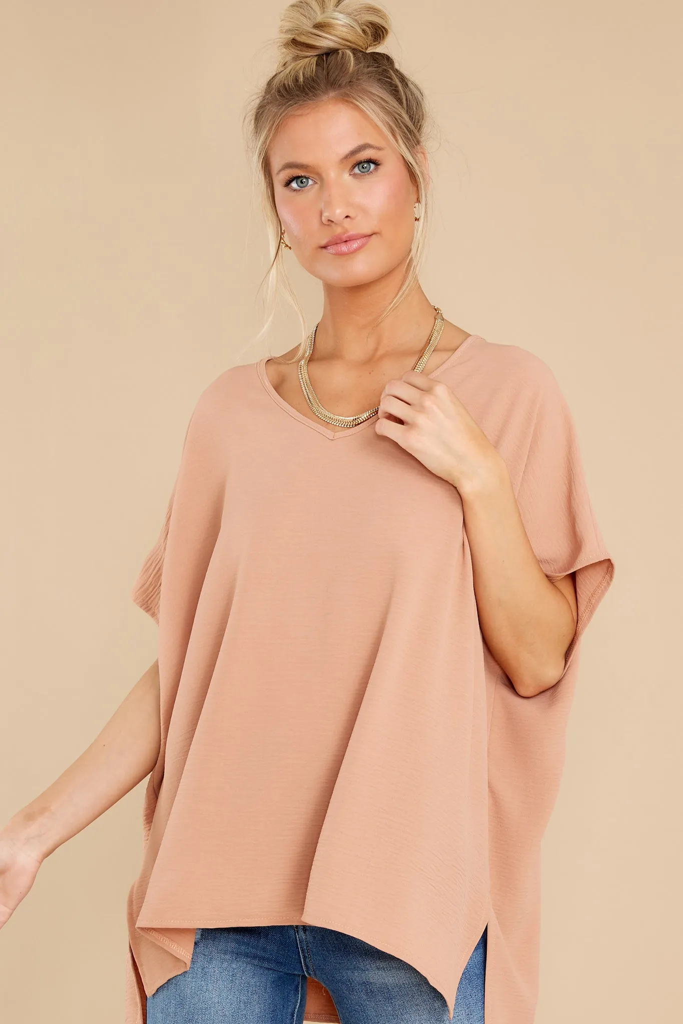 No Frills Apricot Top