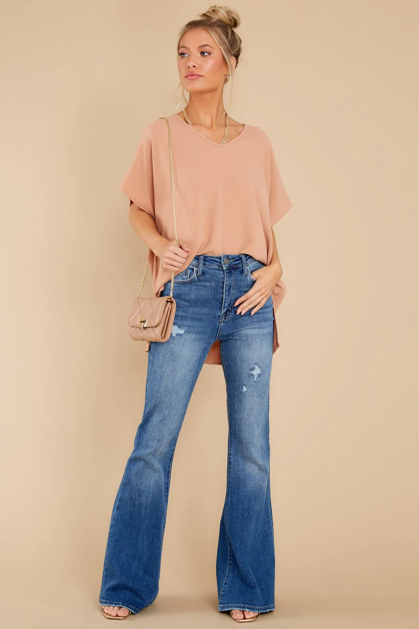 No Frills Apricot Top