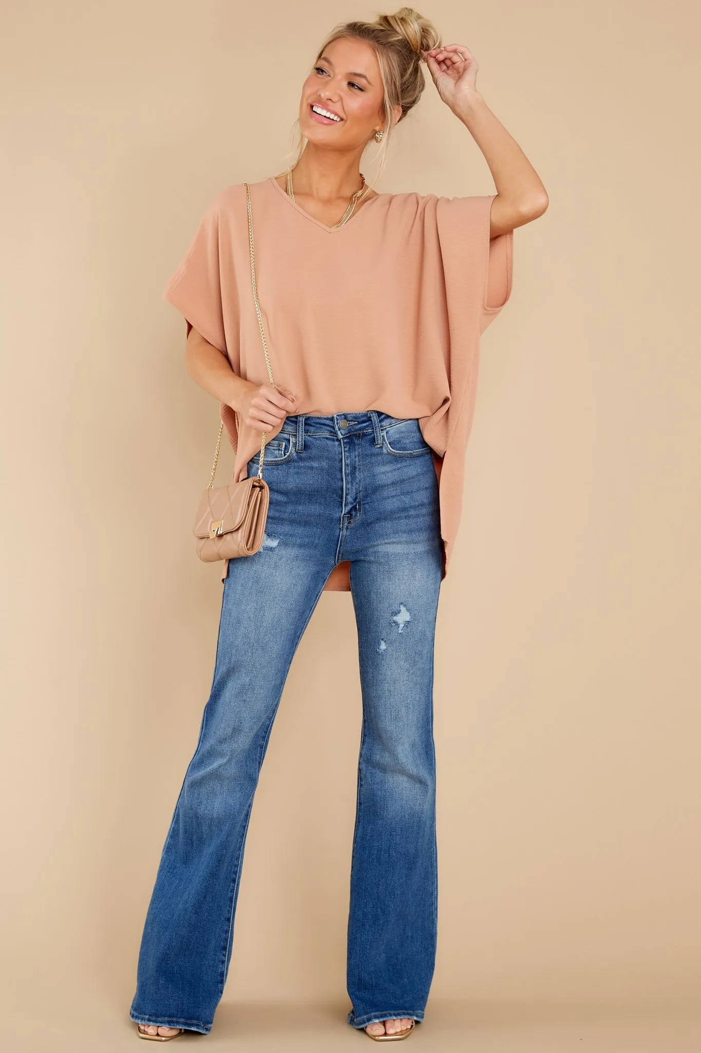No Frills Apricot Top