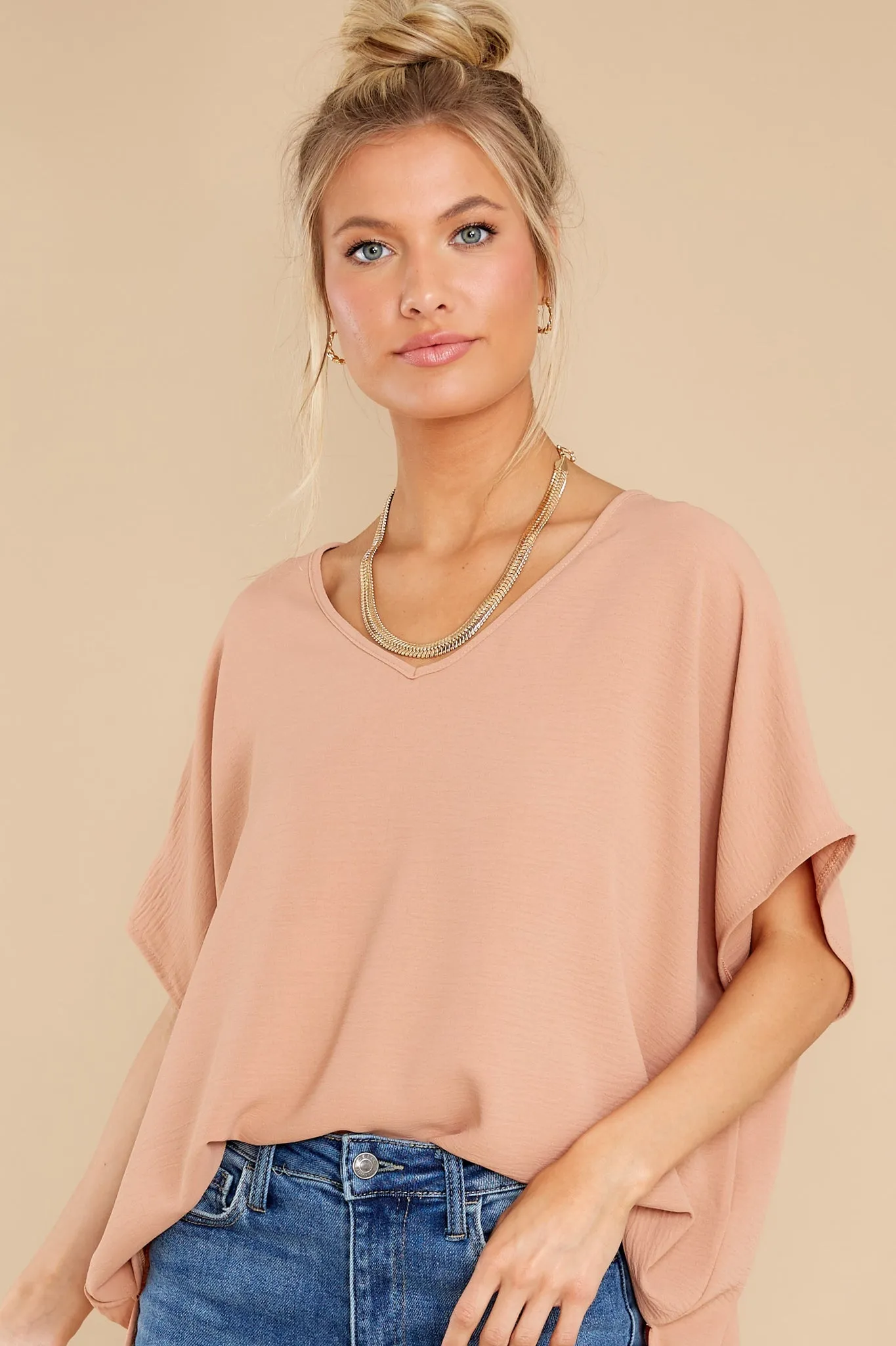 No Frills Apricot Top