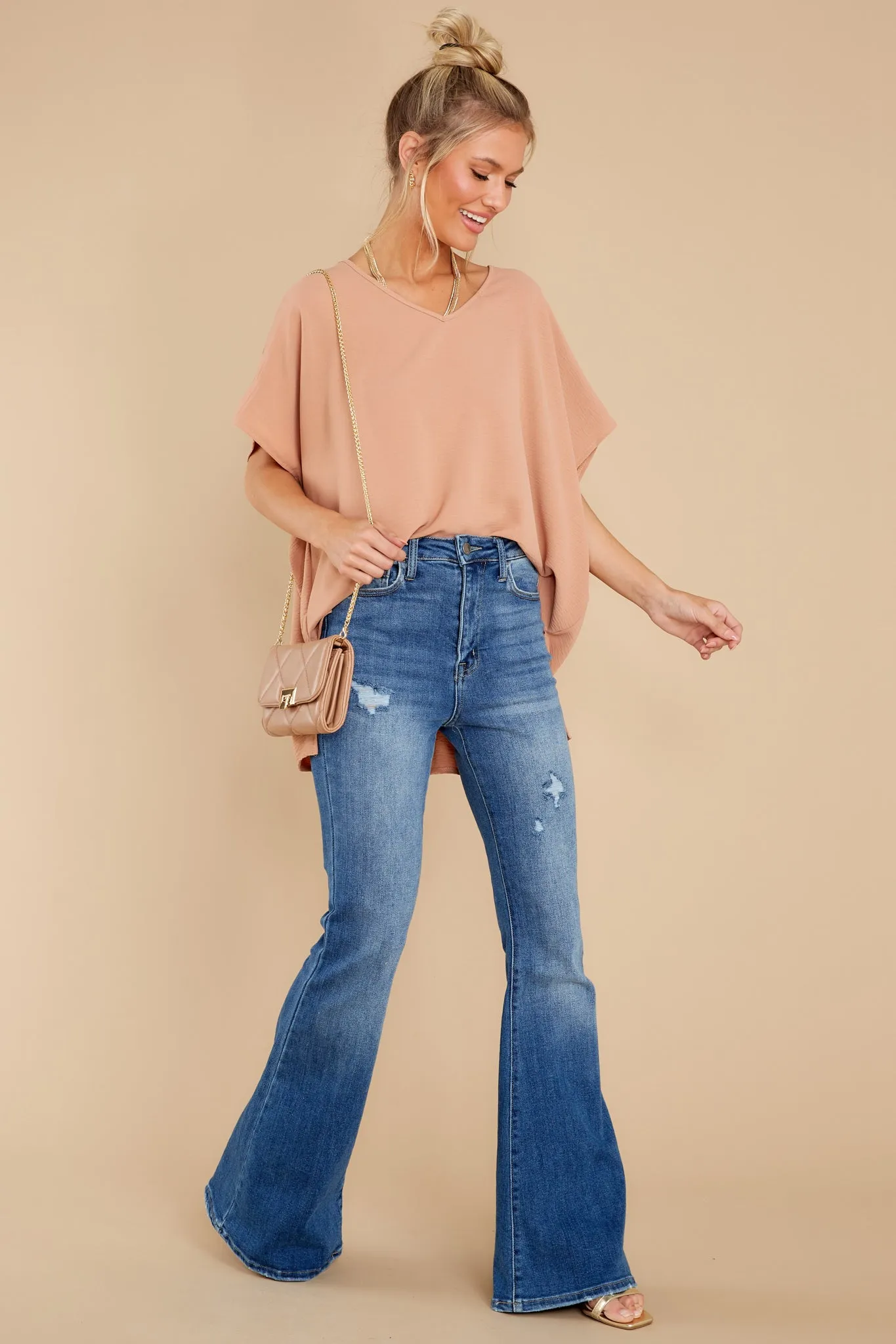 No Frills Apricot Top