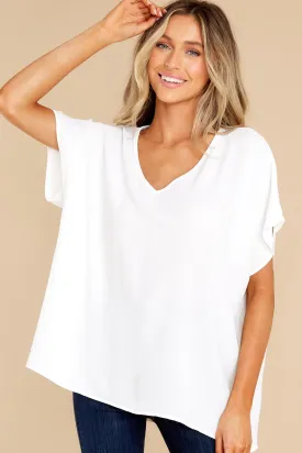 No Frills Ivory Top