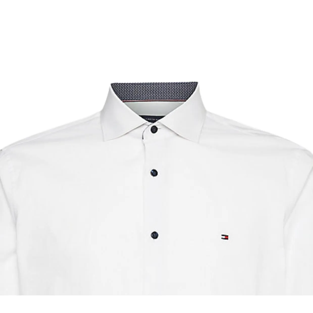Tommy Hilfiger Poplin Slim Fit White Shirt