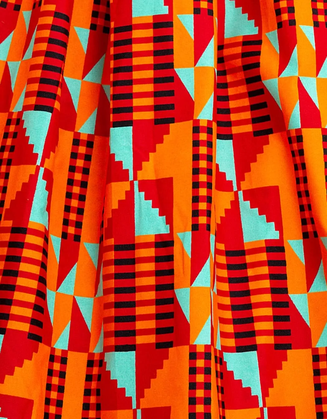 Women African Print Skirt Dutch Ankara Wax Print Full Circle Skirt